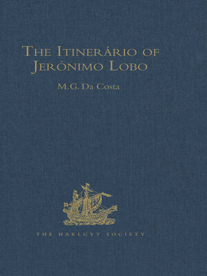 cover image of The Itinerário of Jerónimo Lobo